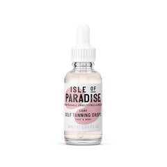 Savaiminio įdegio serumas Isle Of Paradise Light Self Tanning Drops, 30 ml цена и информация | Кремы для автозагара | pigu.lt