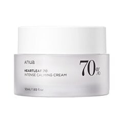 Raminantis veido kremas Anua Heartleaf 70% Intense Calming Cream, 50 ml kaina ir informacija | Veido kremai | pigu.lt