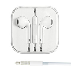 Проводные наушники Deep-Tech MD819 для Apple iPhone iPod iPad Earpods, с разъемом 3.5мм, белые цена и информация | Наушники | pigu.lt