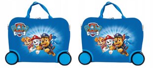 Vaikiškas lagaminas Nickelodeon Paw Patrol, 28 l, mėlynas цена и информация | Чемоданы, дорожные сумки | pigu.lt