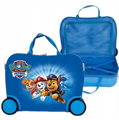 Vaikiškas lagaminas Nickelodeon Paw Patrol, 28 l, mėlynas цена и информация | Чемоданы, дорожные сумки | pigu.lt