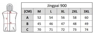 Liemenė vyrams Jingpai 900-1, balta/juoda kaina ir informacija | Vyriškos liemenės | pigu.lt