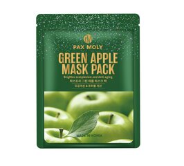 PAX MOLY маска для лица Green Apple, 25 мл.X 10 шт. цена и информация | Маски для лица, патчи для глаз | pigu.lt