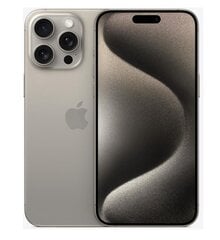 Мобильный телефон iphone 15 pro max/512 ГБ natural mu7e3, Apple цена и информация | Мобильные телефоны | pigu.lt