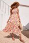 Suknelė moterims Fcsonu, oranžinė цена и информация | Suknelės | pigu.lt