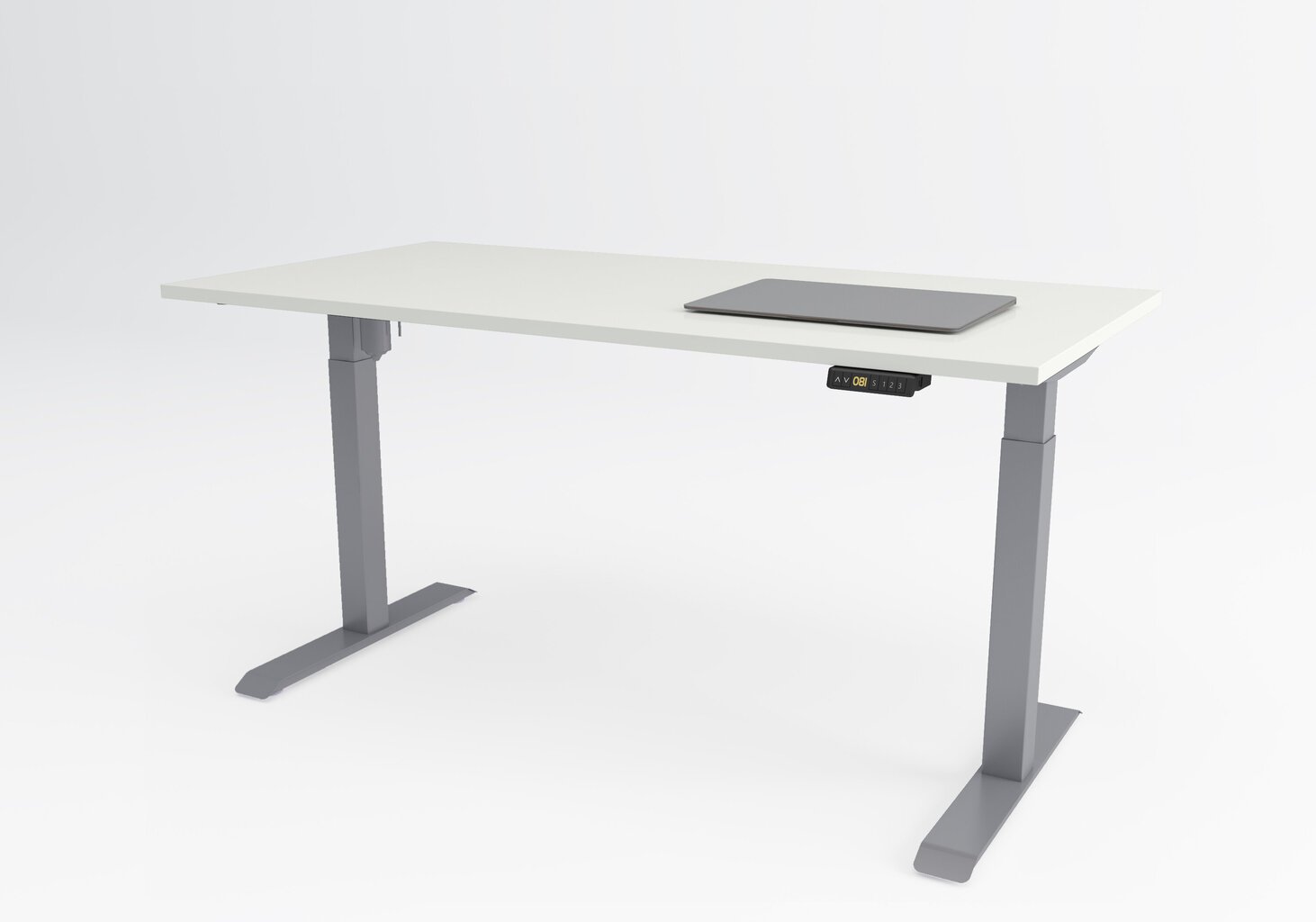 Reguliuojamas stalas Ergostock Unico line,120x65, baltas цена и информация | Kompiuteriniai, rašomieji stalai | pigu.lt