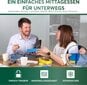 Umami priešpiečių dėžutė su stalo įrankiais, 1,2 l, mėlyna/geltona kaina ir informacija | Maisto saugojimo  indai | pigu.lt