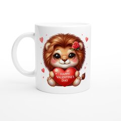 Puodelis Liūtas sveikina jus su Valentino diena kaina ir informacija | Originalūs puodeliai | pigu.lt