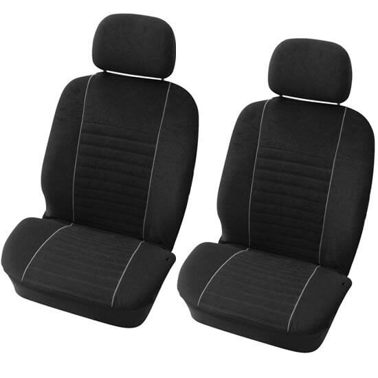 Automobilio priekinių sėdynių užvalkalai Velours Black 0310404 Carpoint kaina ir informacija | Sėdynių užvalkalai, priedai | pigu.lt