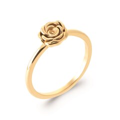 Кольцо с золотым покрытием 750° Mon tresor, 16.5 цена и информация | Кольца | pigu.lt
