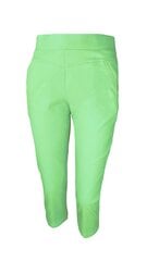 Женские бриджи Kinga, зеленые цена и информация | Женские брюки | pigu.lt