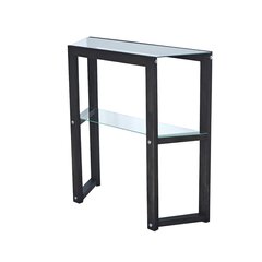 Боковой столик Asir, 85x85x31 см, серый цена и информация | Столы-консоли | pigu.lt