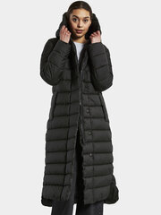 Prekė su pažeidimu. Didriksons moteriškas žieminis paltas Originals STELLA, juodas, L kaina ir informacija | Prekės su pažeidimu | pigu.lt