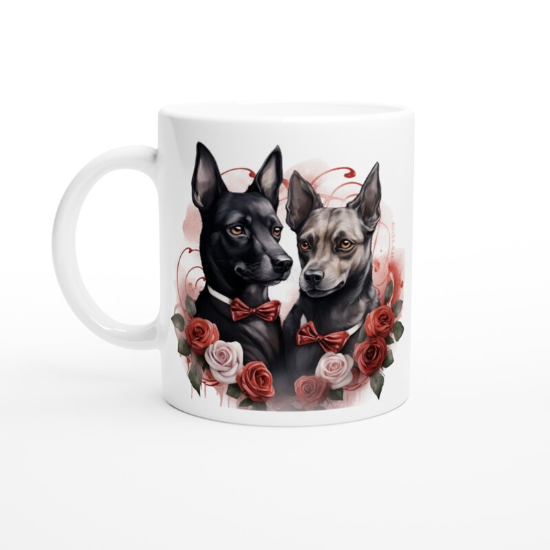 Puodelis Gotikos stiliaus šunys цена и информация | Originalūs puodeliai | pigu.lt