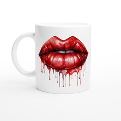 Puodelis Raudonos lūpos kaina ir informacija | Originalūs puodeliai | pigu.lt