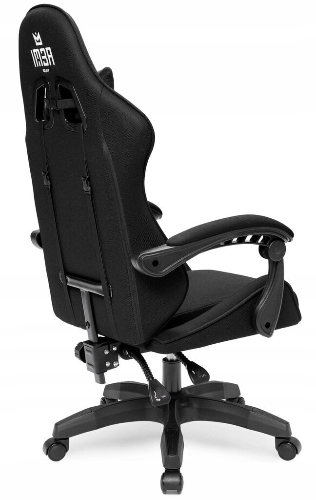 Žaidimų kėdė Imba seat Strider, juoda цена и информация | Biuro kėdės | pigu.lt