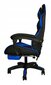 Žaidimų kėdė Dunmoon 8978, juoda/mėlyna kaina ir informacija | Biuro kėdės | pigu.lt