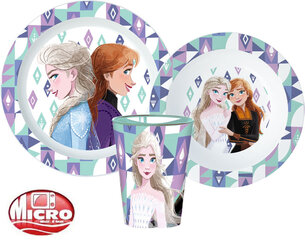 Детский набор посуды  Disney Frozen Ice Magic , 3 части цена и информация | Детская посуда, контейнеры для молока и еды | pigu.lt