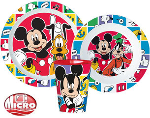 Vaikiškas indų rinkinys Disney Mickey Better Together , 3 dalių kaina ir informacija | Kūdikių indai, indeliai pienui ir įrankiai | pigu.lt