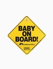 Automobilio lipdukas Baby On Board Bebe Confort, geltonas kaina ir informacija | Auto reikmenys | pigu.lt