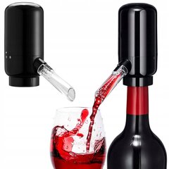 Электрический дозатор для вина с краном Verk Group, черный цена и информация | Кухонная утварь | pigu.lt