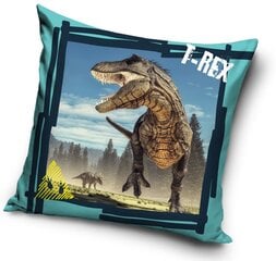 Декоративная подушка Dinosaur  40*40 cm цена и информация | Декоративные подушки и наволочки | pigu.lt