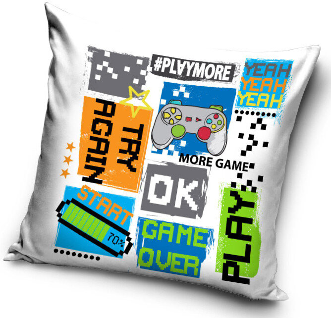 Dekoratyvinė pagalvė Gamer цена и информация | Dekoratyvinės pagalvėlės ir užvalkalai | pigu.lt