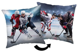 Dekoratyvinė pagalvė Ice Hockey kaina ir informacija | Dekoratyvinės pagalvėlės ir užvalkalai | pigu.lt