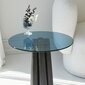 Kavos staliukas Asir, 50x50x50 cm, juodas/mėlynas цена и информация | Kavos staliukai | pigu.lt