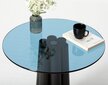 Kavos staliukas Asir, 50x50x50 cm, juodas/mėlynas цена и информация | Kavos staliukai | pigu.lt