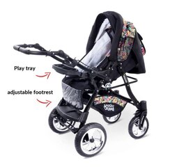 Vaikiškas vežimėlis 3in1 su auto kėdute Urbano Travel System kaina ir informacija | Vežimėliai | pigu.lt