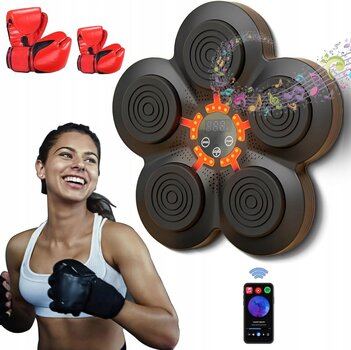 Боксерский тренировочный аппарат Iric с музыкой, 2 пары перчаток цена и информация | Комплексные тренажёры | pigu.lt