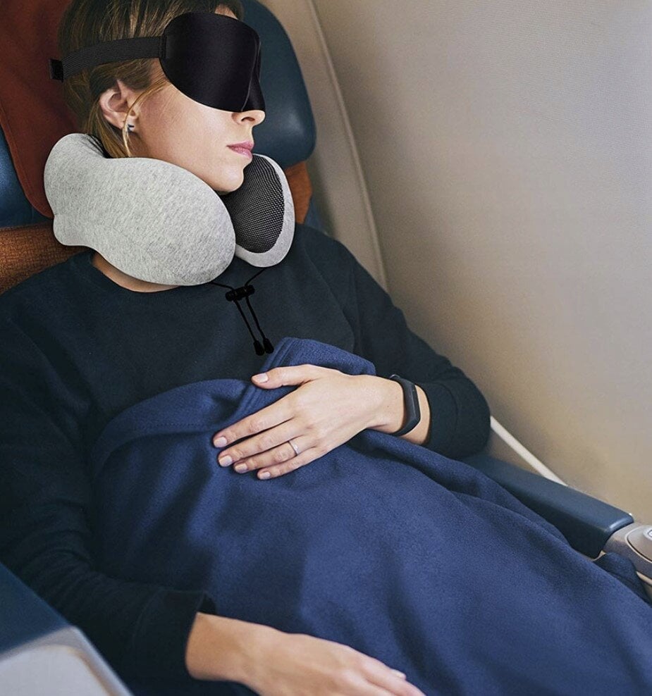 3D kelioninė pagalvė su akių kauke kaina ir informacija | Autokėdučių priedai | pigu.lt