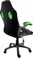 Žaidimų kėdė Lugano Carrera Geen apple M, juoda/žalia kaina ir informacija | Biuro kėdės | pigu.lt