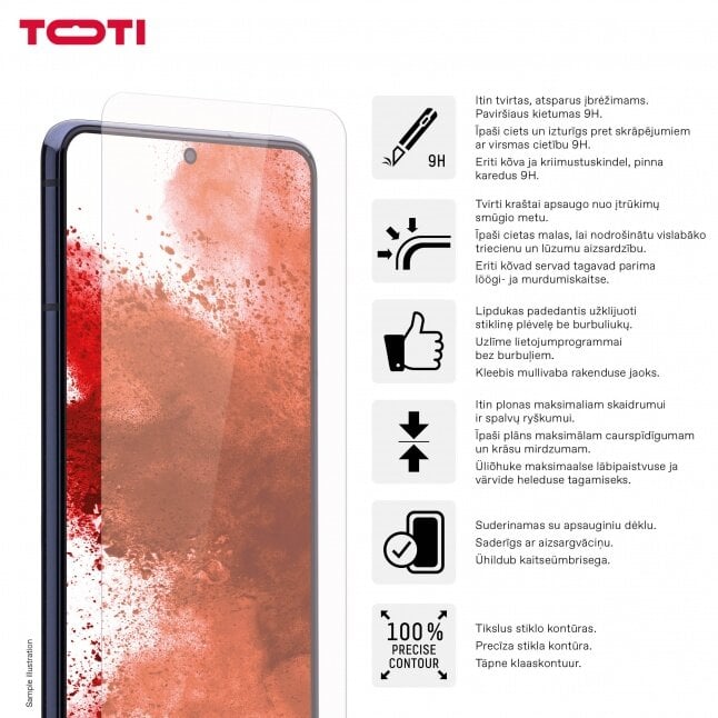 Toti Samsung Galaxy A15/A15 5G kaina ir informacija | Apsauginės plėvelės telefonams | pigu.lt