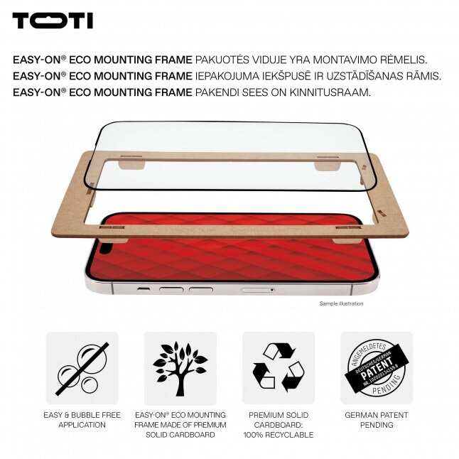 Toti Premium Samsung Galaxy S24 Plus цена и информация | Apsauginės plėvelės telefonams | pigu.lt