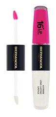 Lūpų dažai Dermacol 16H Lip Colour 2in1 4, 8 ml kaina ir informacija | Lūpų dažai, blizgiai, balzamai, vazelinai | pigu.lt