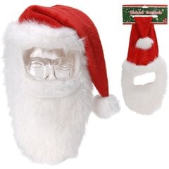 Kalėdinė barzdota kepurė, 70 cm kaina ir informacija | Kalėdinės dekoracijos | pigu.lt