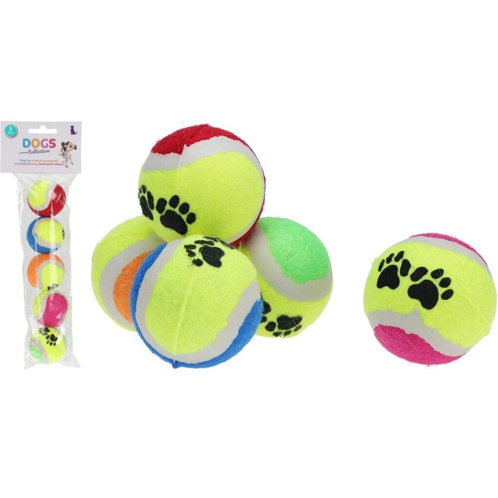 Teniso kamuoliukų rinkinys šunims Dogs Collection, 4.3cm kaina ir informacija | Žaislai šunims | pigu.lt