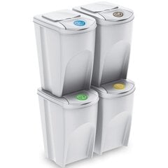 сортировочные контейнеры 35 l 4шт цена и информация | Мусорные баки | pigu.lt