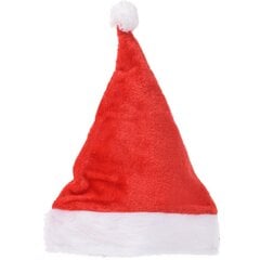 Kalėdų senelio kepurė, 40x30 cm kaina ir informacija | Karnavaliniai kostiumai | pigu.lt