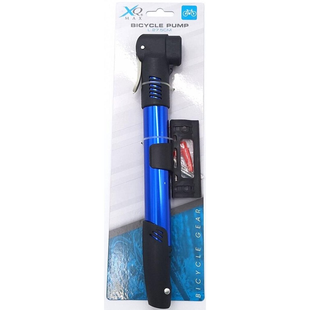 Dviračio pompa XQ Max, mėlyna цена и информация | Pompos dviračiams | pigu.lt