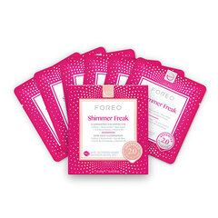 Skaistinamoji kaukė Foreo UFO™ Masks Shimmer Freak, 6x6 g kaina ir informacija | Veido kaukės, paakių kaukės | pigu.lt