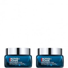 Veido kremų rinkinys Biotherm Duo Force Supreme vyrams, 2x50 ml kaina ir informacija | Veido kremai | pigu.lt