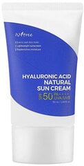 Крем от солнца Isntree Hyaluronic Acid, SPF 50, 50мл цена и информация | Кремы от загара | pigu.lt