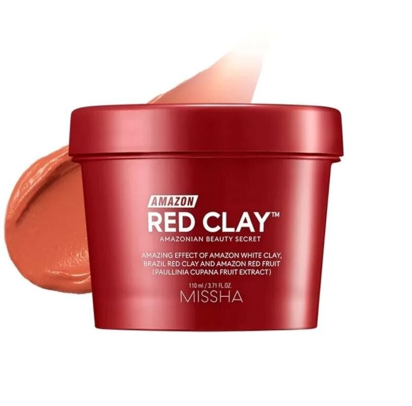 Veido kaukė Amazon Red Clay, 110 ml kaina ir informacija | Veido kaukės, paakių kaukės | pigu.lt