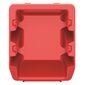 Dirbtuvių konteinerių rinkinys 16 vnt., raudonas, kaina ir informacija | Įrankių dėžės, laikikliai | pigu.lt