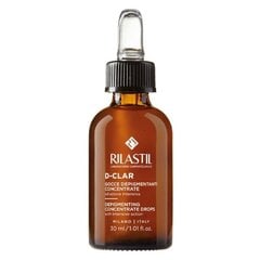 Šviesinantis veido serumas Rilastil D-Clar Depigmenting Concentrated Drops, 30 ml цена и информация | Сыворотки для лица, масла | pigu.lt