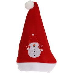 Kalėdų senelio kepurė, 30x40 cm kaina ir informacija | Karnavaliniai kostiumai | pigu.lt