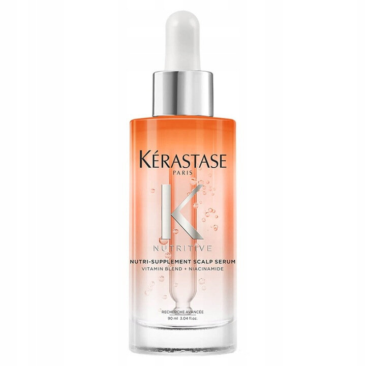 Galvos odos serumas Kerastase Nutritive Nutri Supplement Scalp Serum, 90 ml цена и информация | Priemonės plaukų stiprinimui | pigu.lt